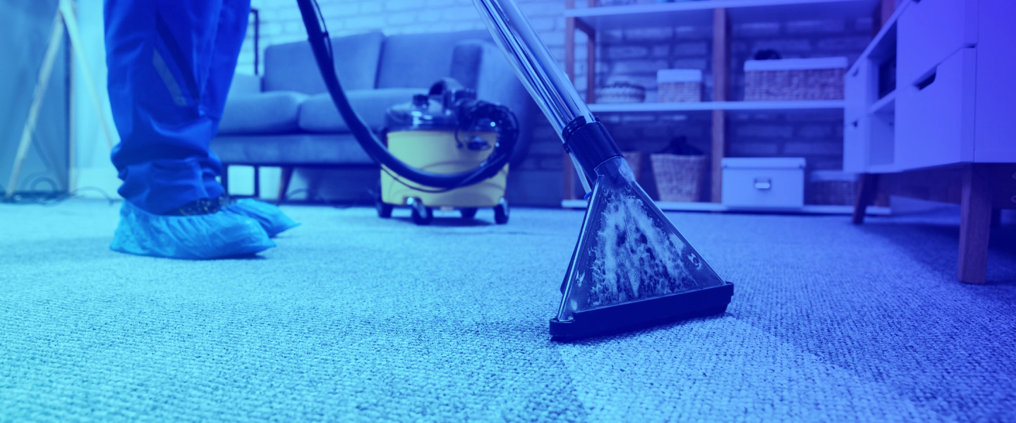 worker using carpet to clean vacuum McDonough GA
